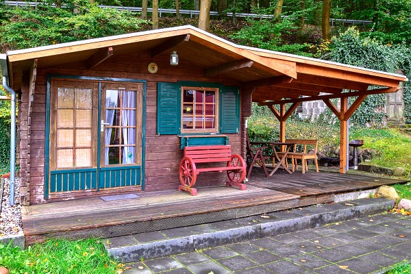 der naturnahe Bungalow in Ahlbeck auf Usedom mit Terrasse